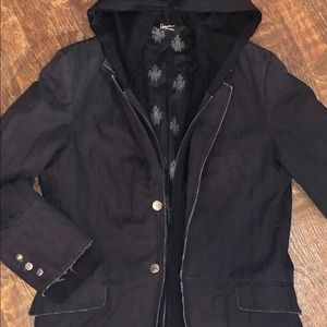 House of HOWE Black Coat with Hood